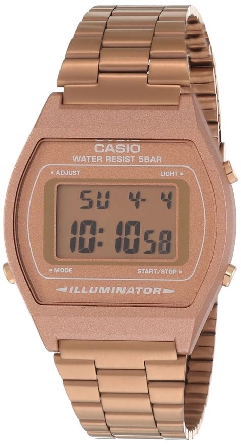casio branded rose gold watches for ladies